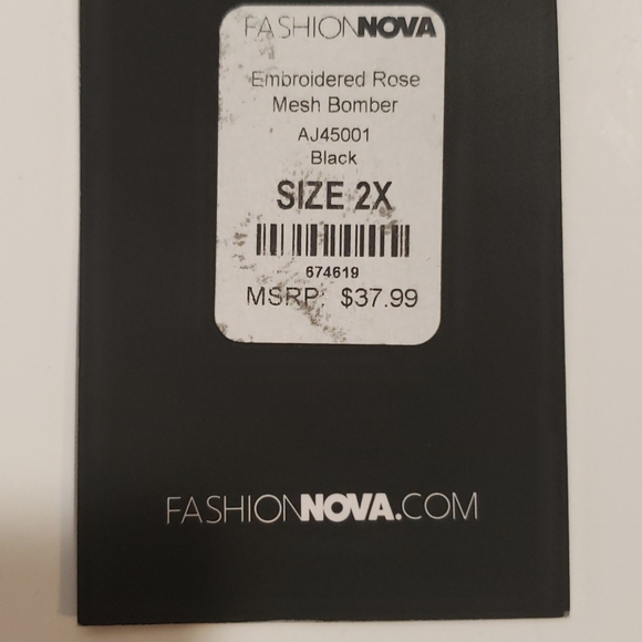 Mesh Bomber Style Jacket - Picture 6 of 12